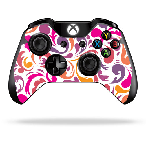MightySkins MIXBONCO-Swirly Girly Skin Decal Wrap for Microsoft Xbox O