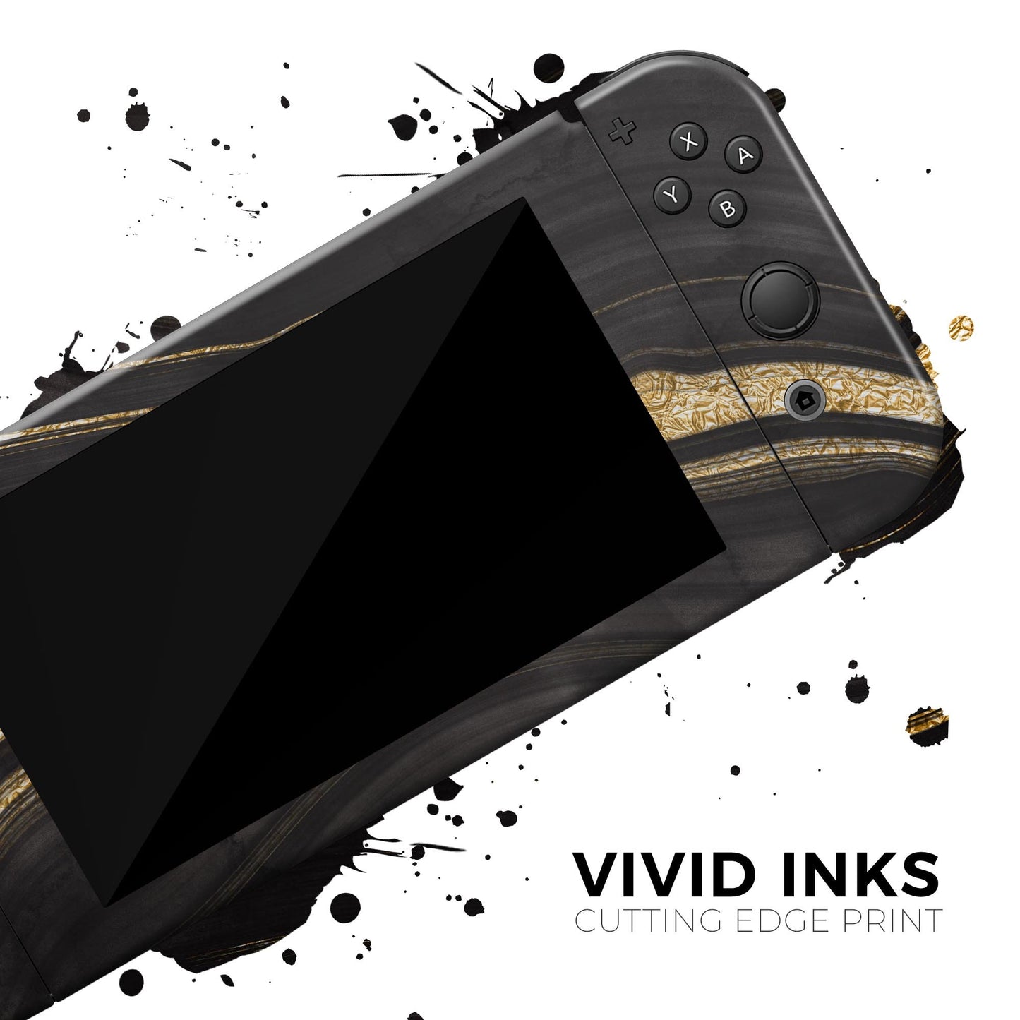 Vivid Agate Vein Slice Foiled V9 - Full Body Skin Decal Wrap Kit for