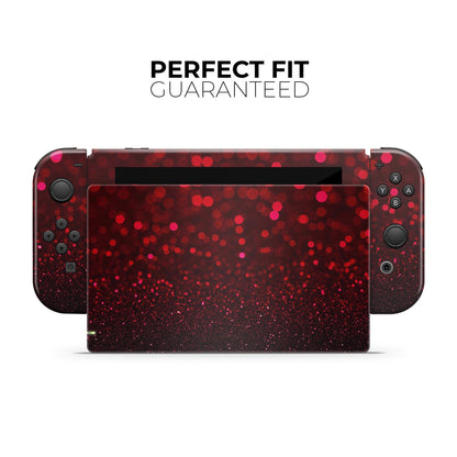 50 Shades of Unfocused Red - Skin Wrap Kit for Nintendo Switch, Switch