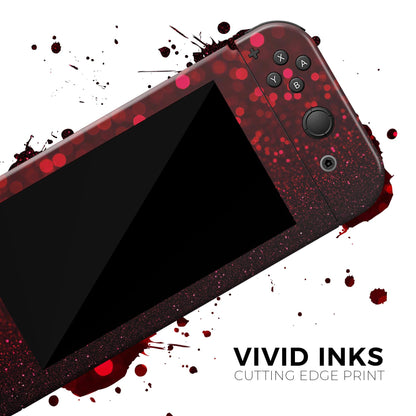 50 Shades of Unfocused Red - Skin Wrap Kit for Nintendo Switch, Switch