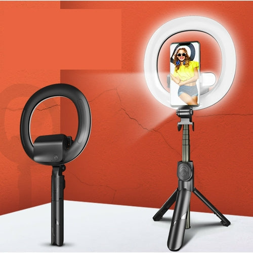 Video Self Portrait Soft Halo Light Stand With Dual LED Light