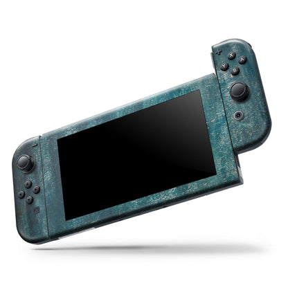 Aged Green Paint Surface- Skin Wrap Kit for Nintendo Switch, Switch