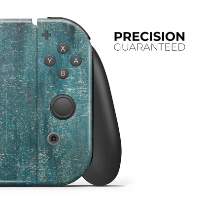 Aged Green Paint Surface- Skin Wrap Kit for Nintendo Switch, Switch