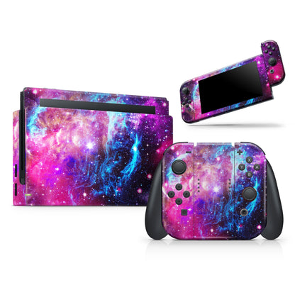 Bright Trippy Space - Full Body Skin Decal Wrap Kit for Nintendo