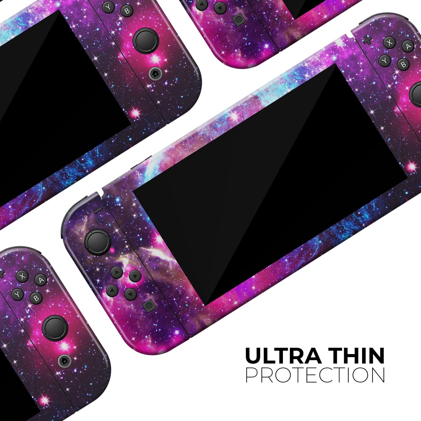 Bright Trippy Space - Full Body Skin Decal Wrap Kit for Nintendo