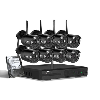 UL-tech CCTV Wireless Security Camera System 8CH Home Outdoor WIFI 8