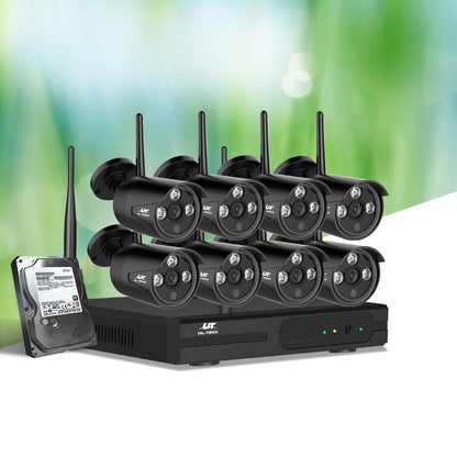 UL-tech CCTV Wireless Security Camera System 8CH Home Outdoor WIFI 8