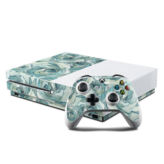 DecalGirl XBOS-BLOOMROSE Microsoft Xbox One S Console & Controller Kit