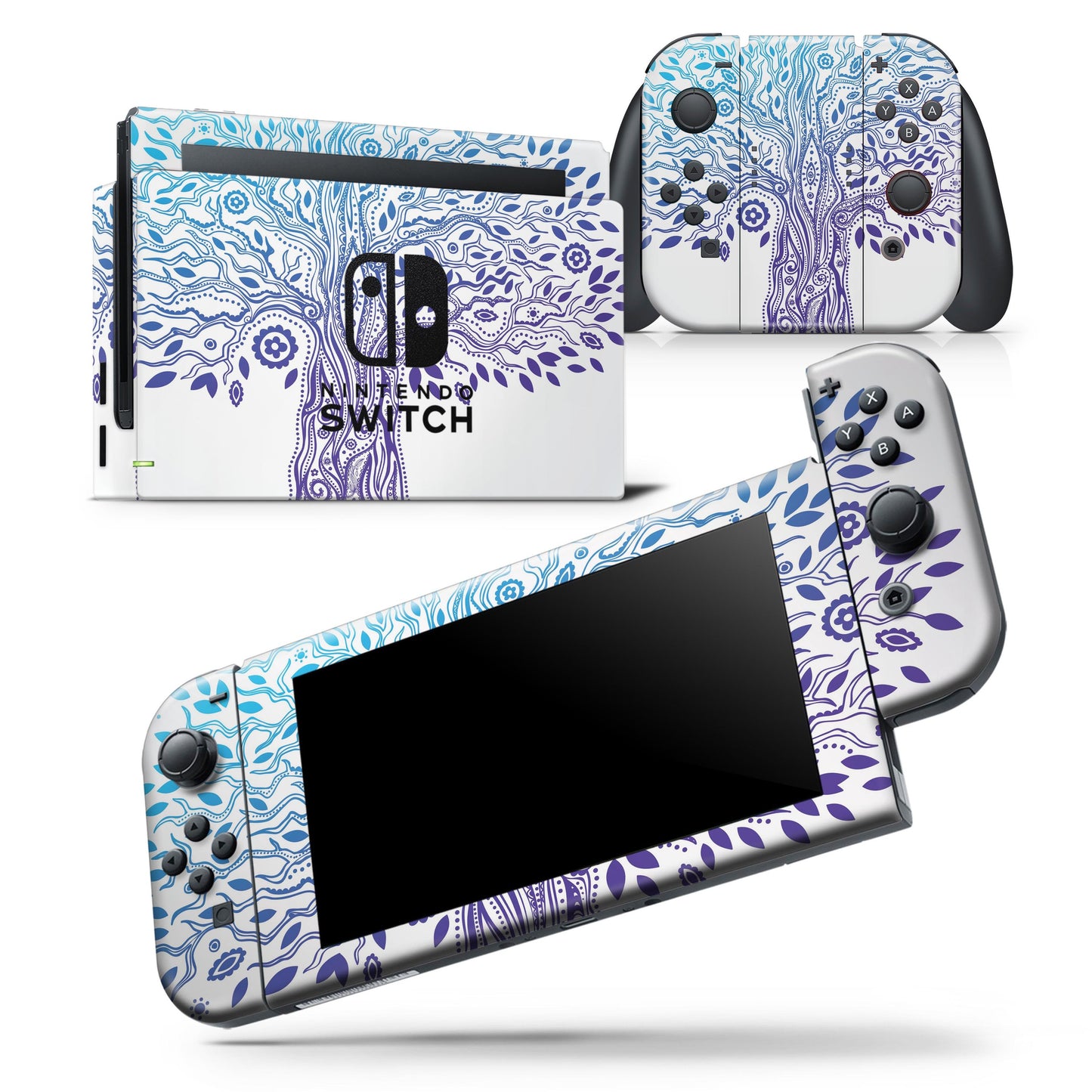 Gradiated Tree of Life - Skin Wrap Decal for Nintendo Switch Lite