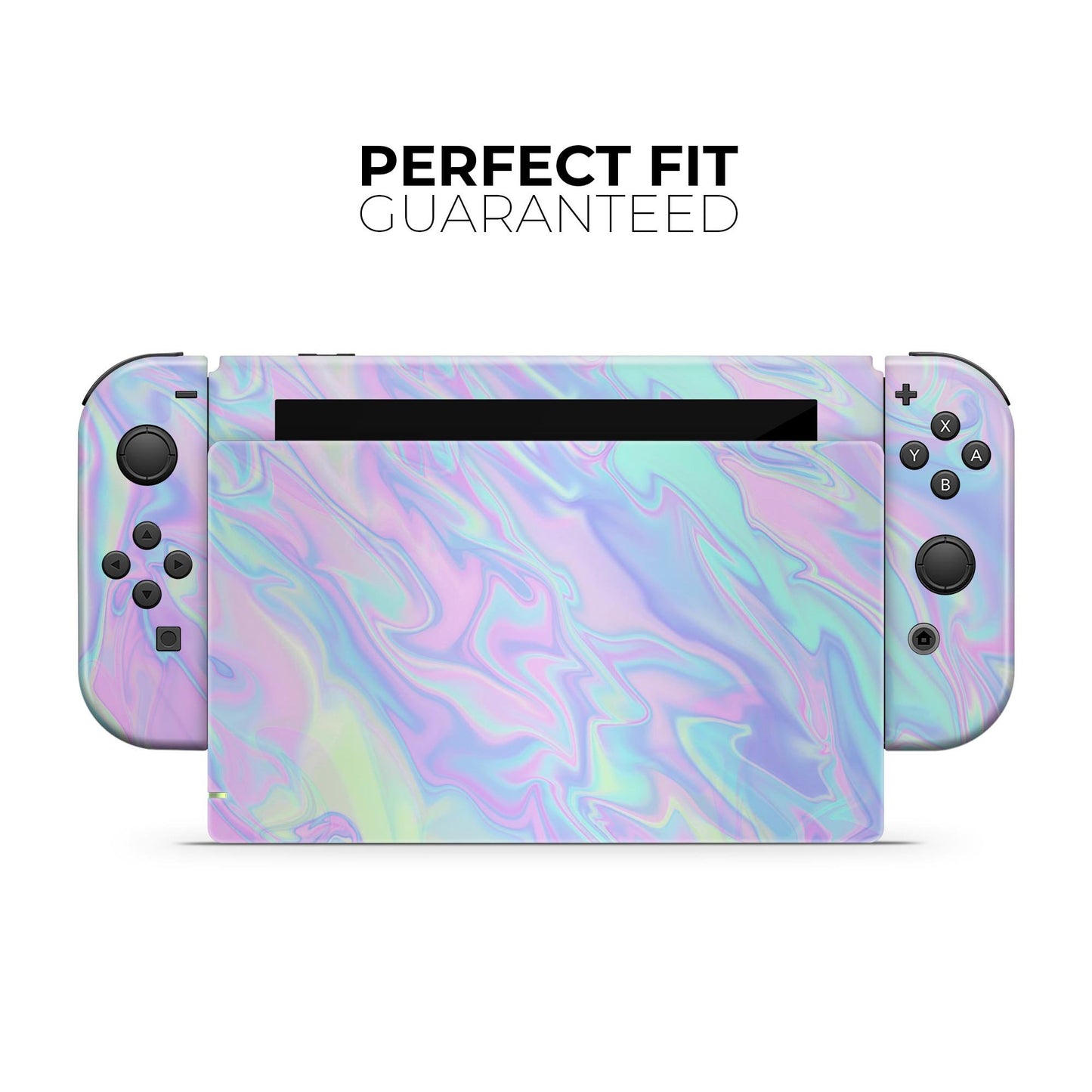 Iridescent Dahlia v1 - Full Body Skin Decal Wrap Kit for Nintendo