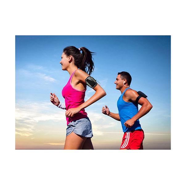 Led Sport Active Biking Glow Night Safety Armband Band Black