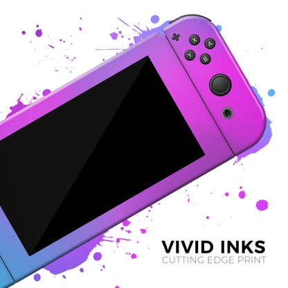 Neon Holographic V1 - Full Body Skin Decal Wrap Kit for Nintendo