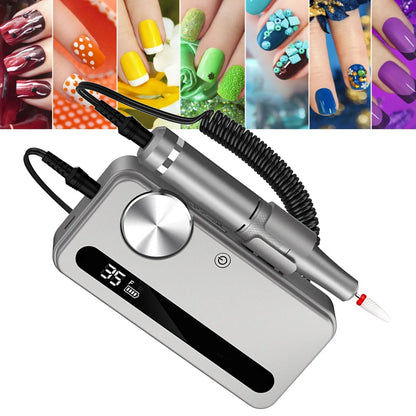 2 In 1 Electric Nail Drill Portable Rechargeable Professional Wireless