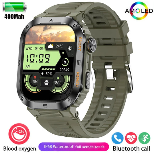 Hd Bluetooth Call Men's military-grade smartwatch GPS Motion track