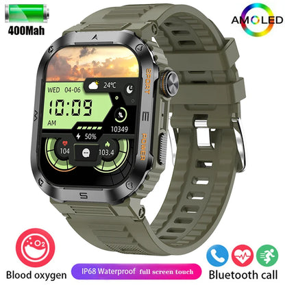 Hd Bluetooth Call Men's military-grade smartwatch GPS Motion track