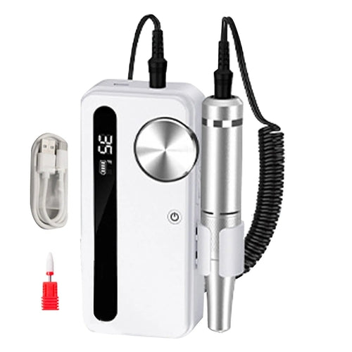 2 In 1 Electric Nail Drill Portable Rechargeable Professional Wireless