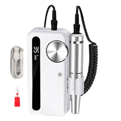 2 In 1 Electric Nail Drill Portable Rechargeable Professional Wireless