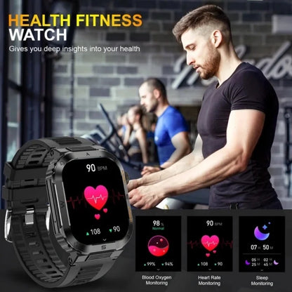 Hd Bluetooth Call Men's military-grade smartwatch GPS Motion track