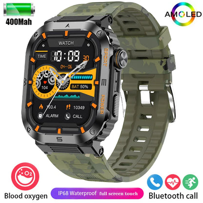 Hd Bluetooth Call Men's military-grade smartwatch GPS Motion track