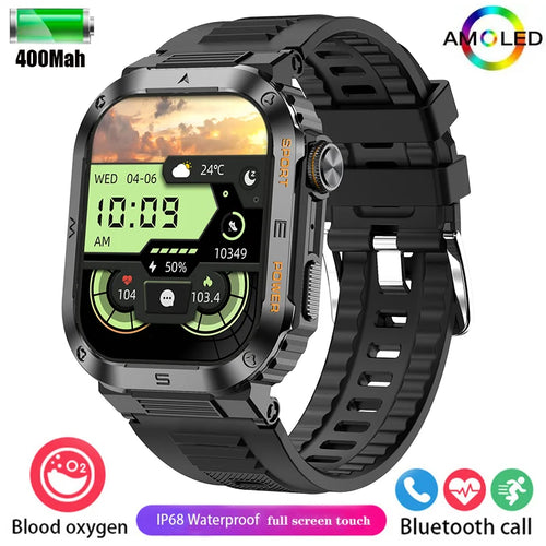 Hd Bluetooth Call Men's military-grade smartwatch GPS Motion track