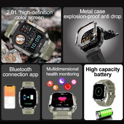 Hd Bluetooth Call Men's military-grade smartwatch GPS Motion track
