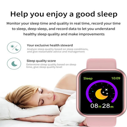 Y68 Multifunctional Smartwatch for Men and Women Sleep Monitoring