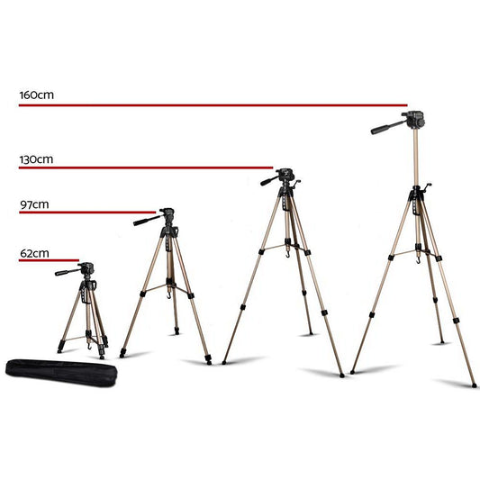 Weifeng Professional Camera Tripod Monopod Stand DSLR Pan Head Mount