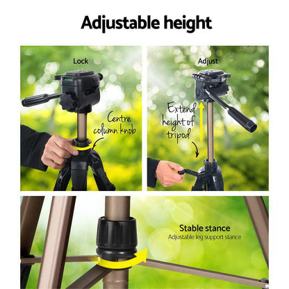 Weifeng Professional Camera Tripod Monopod Stand DSLR Pan Head Mount