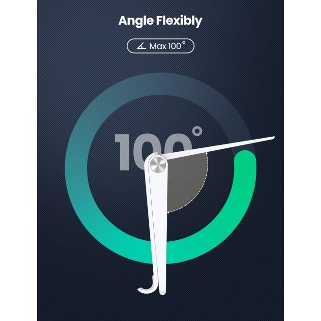 Flexy White Viper 80704 Adjustable Desk Phone Stand