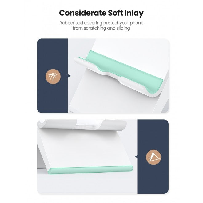 Flexy White Viper 80704 Adjustable Desk Phone Stand