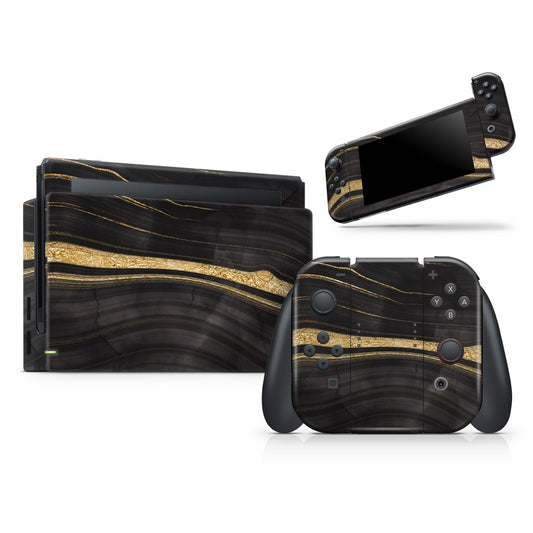 Vivid Agate Vein Slice Foiled V9 - Full Body Skin Decal Wrap Kit for