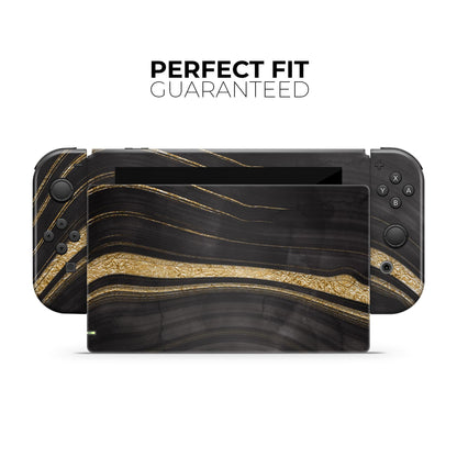 Vivid Agate Vein Slice Foiled V9 - Full Body Skin Decal Wrap Kit for