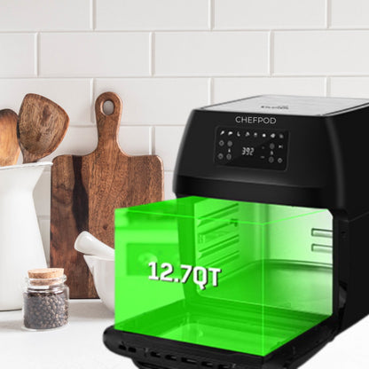 CHEFPod Pro - Air Fryer Oven Digital Touchscreen 13 QT Family