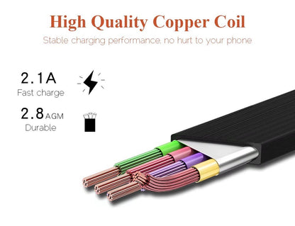 Stretch Rope Lightning Data Cable