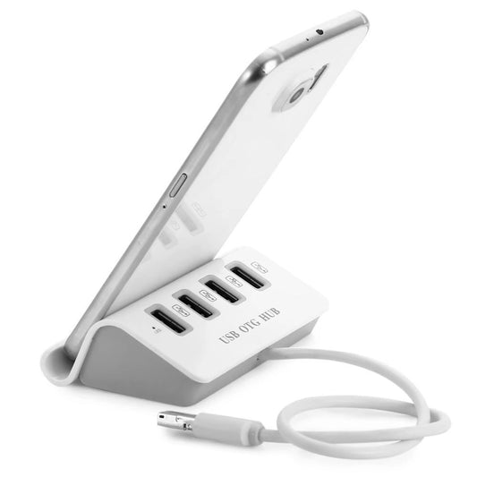 in 1 USB OTG Hub Phone Holder with Micro USB Head
