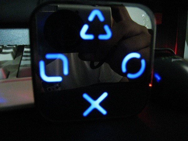 4 Port Blue Light Mirror HUB