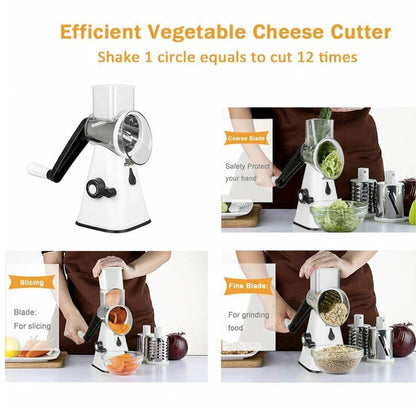 Multi-functional Electronical Stainless Steel Kitchen Slicer Grater Kit