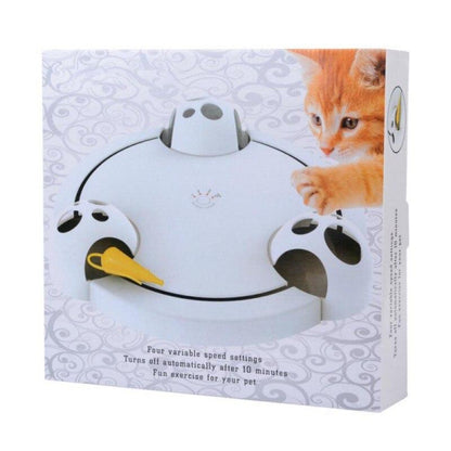 Electric Cat Toy Smart Pet Cat Toys Interactive Pounce Hide Mouse
