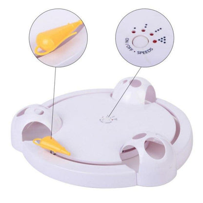 Electric Cat Toy Smart Pet Cat Toys Interactive Pounce Hide Mouse