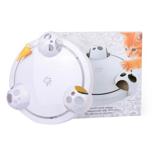 Electric Cat Toy Smart Pet Cat Toys Interactive Pounce Hide Mouse